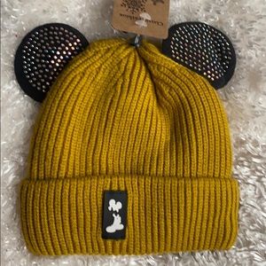 Winter Warm Cap with Micky Ears Blinging
